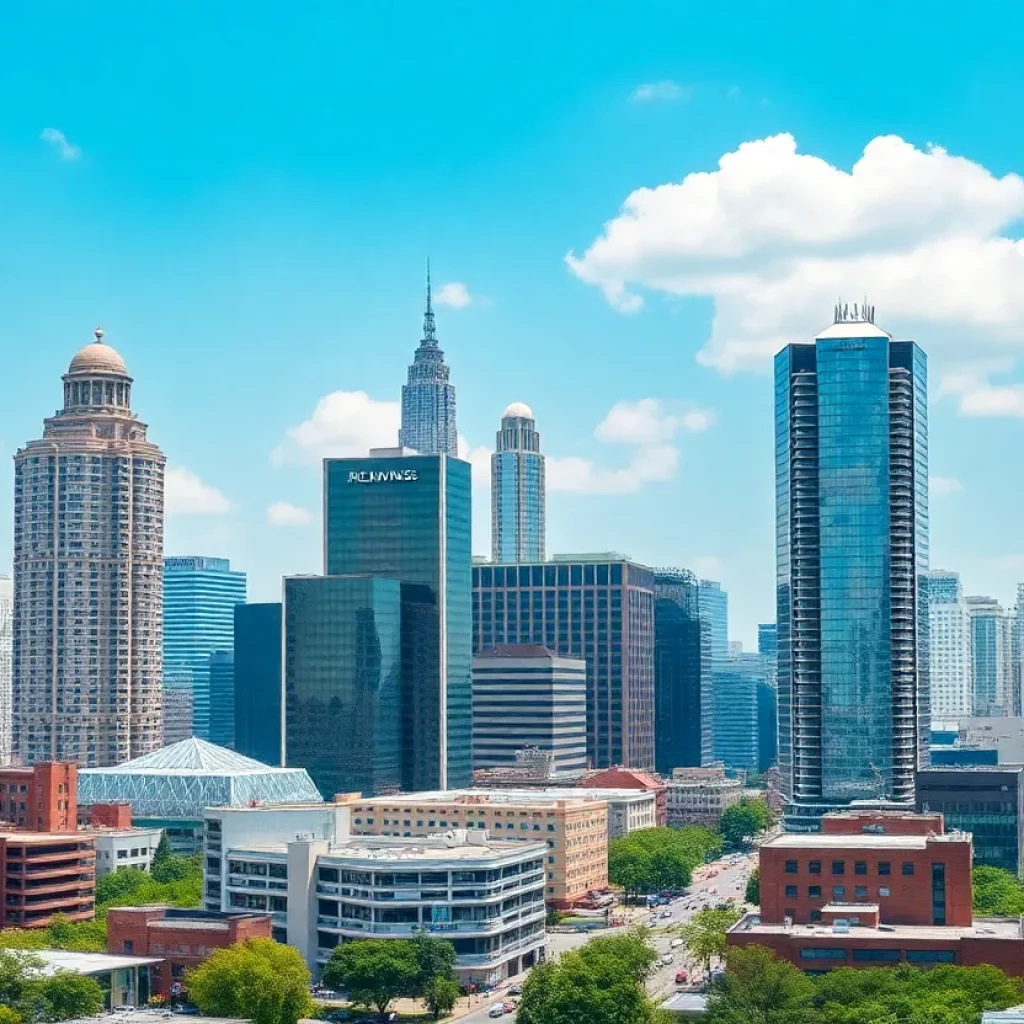 City skyline of Atlanta representing the rental market