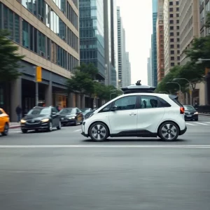 Self-driving vehicle in Atlanta