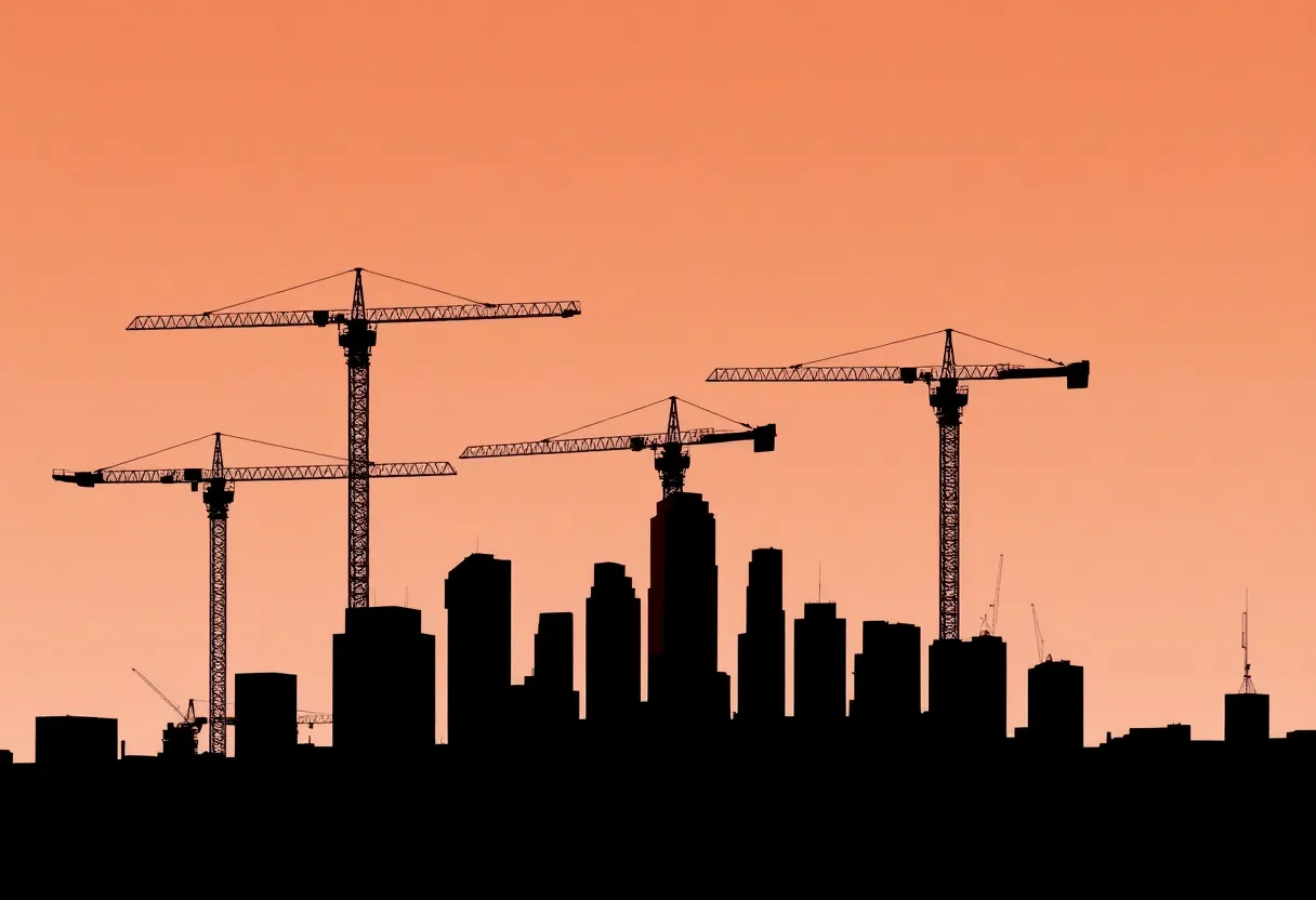 Abstract image representing leadership transition in construction industry