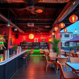 Interior of Bar Haus Restaurant and Lounge in Atlanta