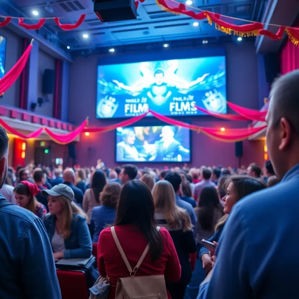 Audience enjoying the Closing Night of the Atlanta Jewish Film Festival