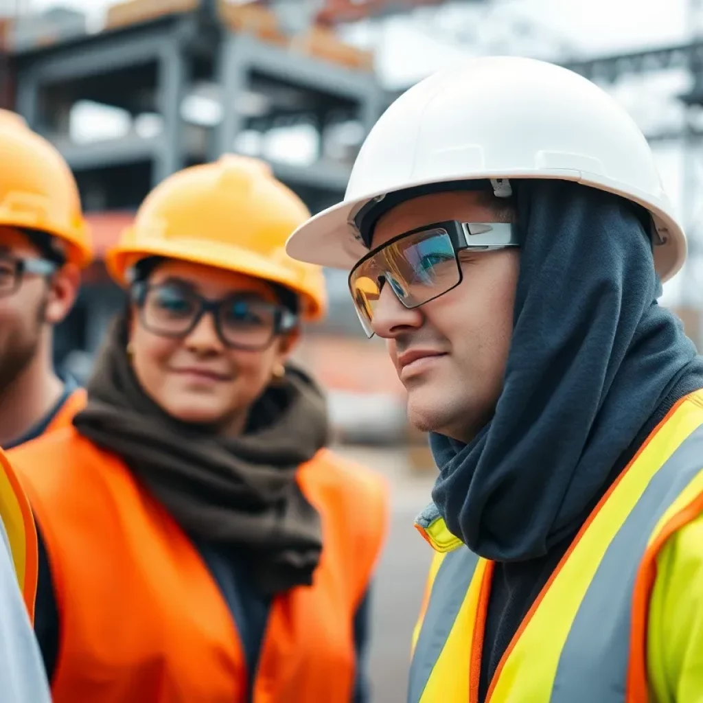 Construction site with safety gear illustrating the importance of safety regulations.
