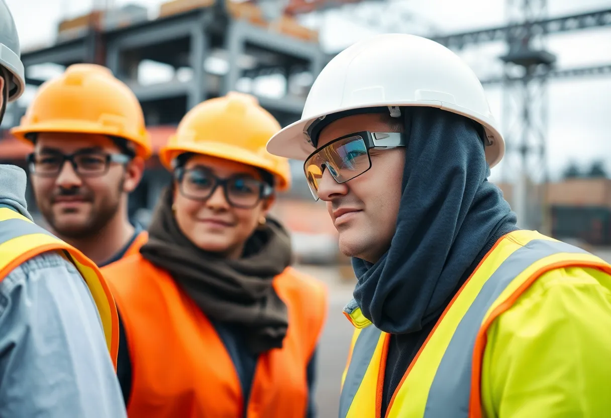 Construction site with safety gear illustrating the importance of safety regulations.