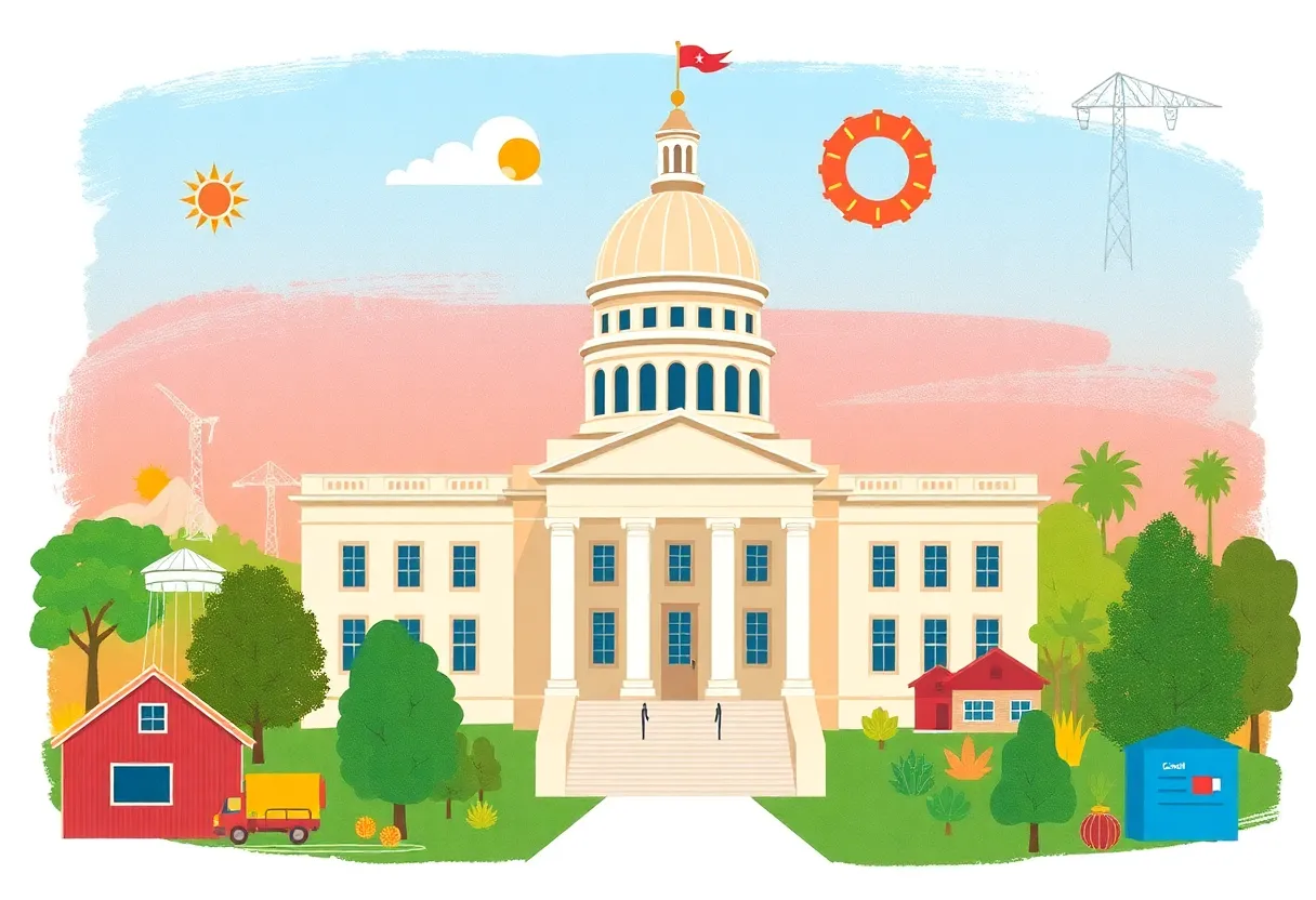 Image of the Georgia State Capitol building showcasing the budget priorities.
