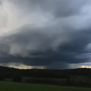 Dramatic storm clouds in Georgia signaling severe weather