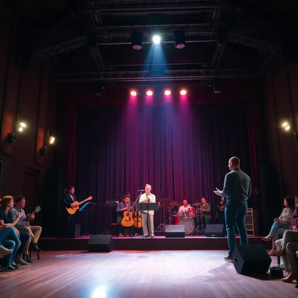 A theater performance of The Voices of Donny Hathaway
