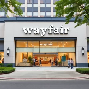 Exterior of Wayfair's new store in Atlanta