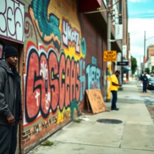 Graffiti tribute to Young Scooter in Atlanta