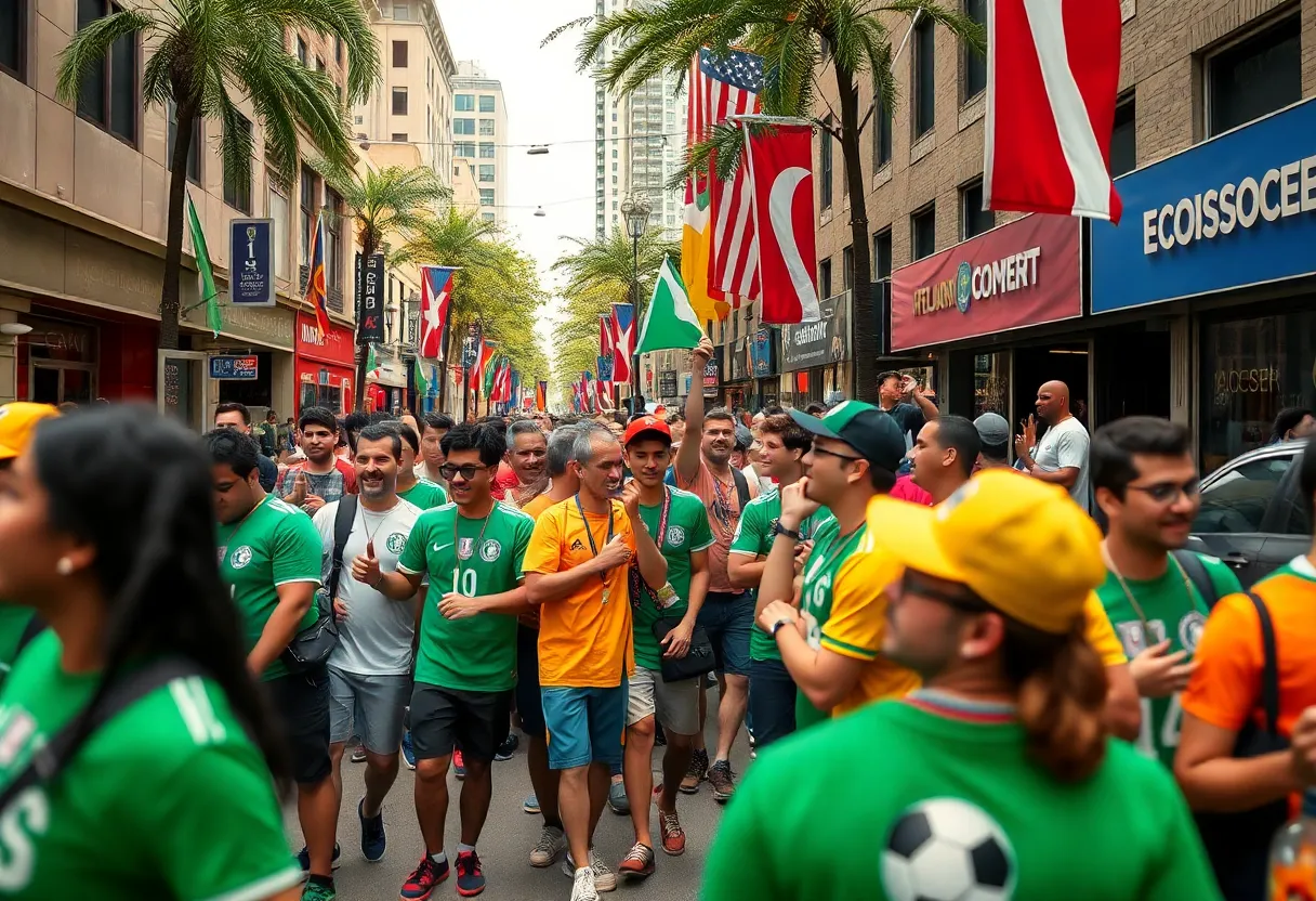 Atlanta street celebration for the FIFA World Cup