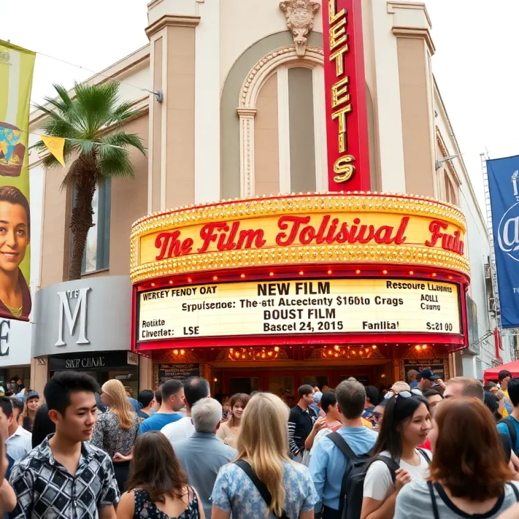 Scene from the Atlanta Film Festival highlighting a film screening.