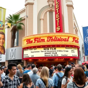 Scene from the Atlanta Film Festival highlighting a film screening.