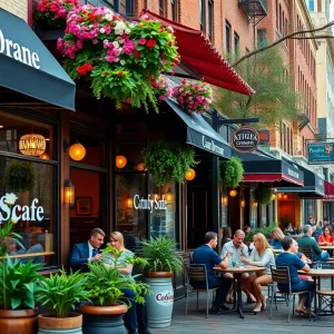 Diverse dining options in Atlanta's food scene during spring