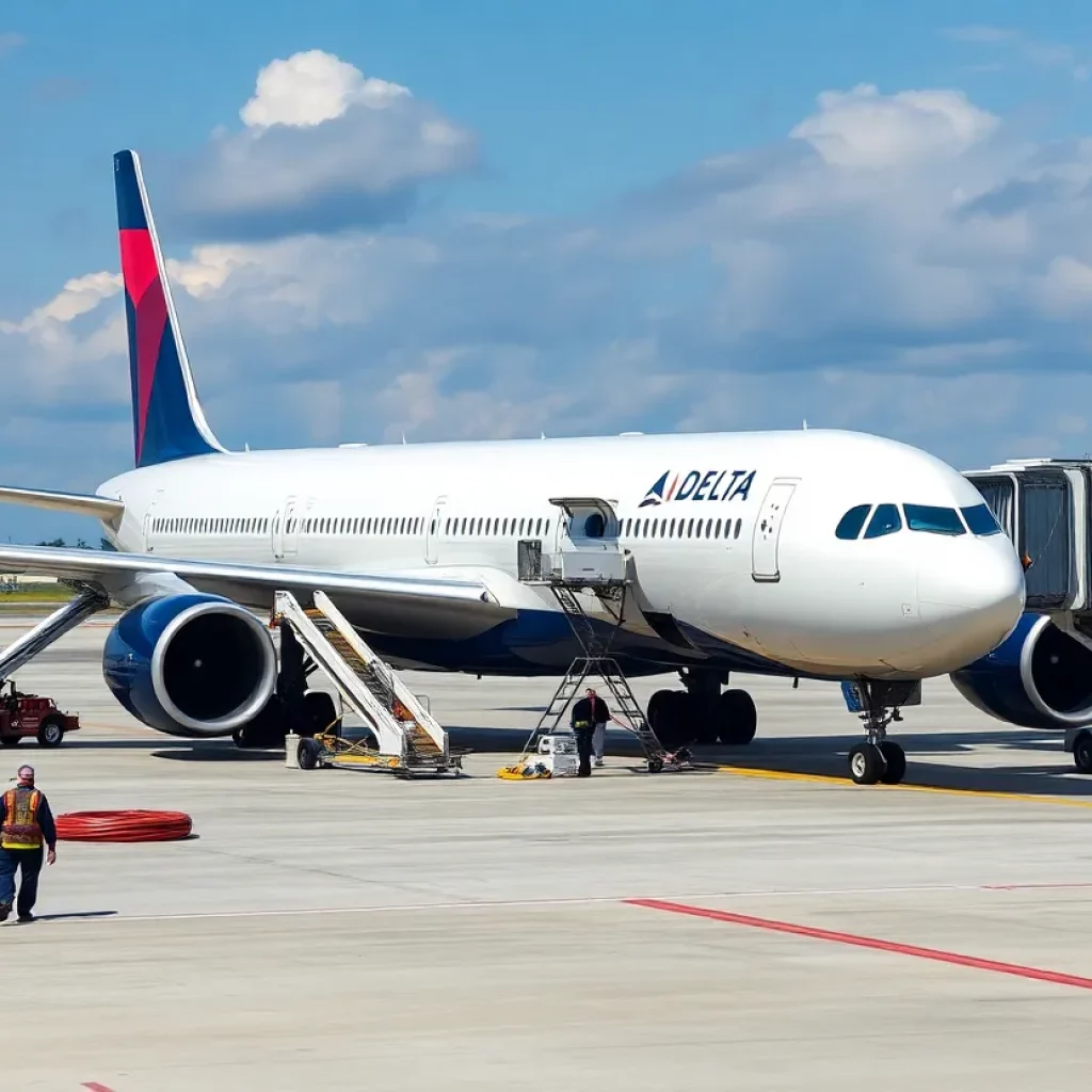 Delta Airlines airliner evacuated on tarmac at Orlando Airport