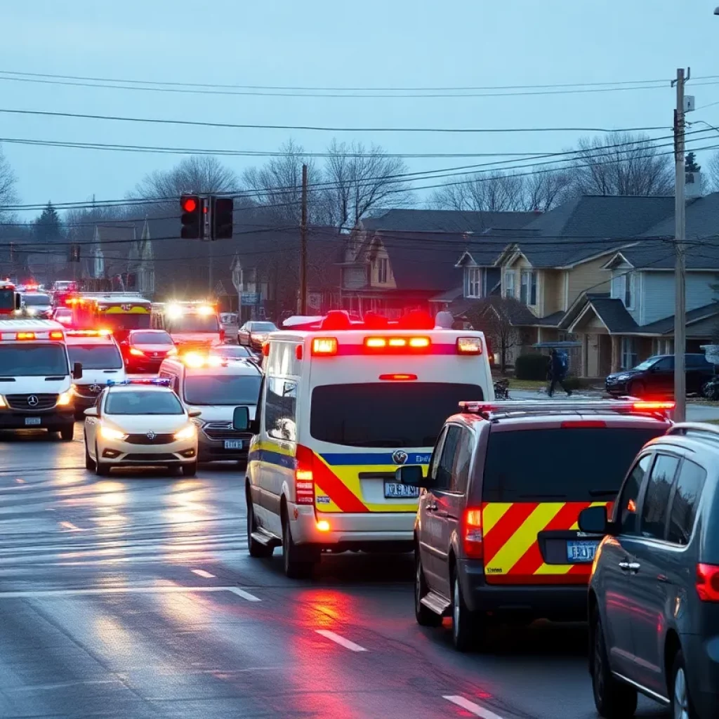 Scene of a fatal car crash in Atlanta's Little Five Points