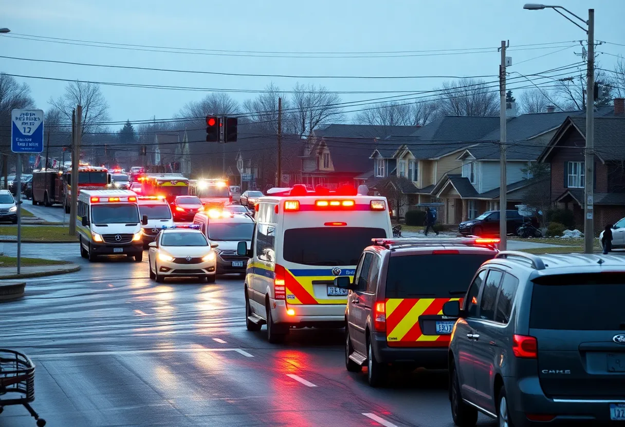 Scene of a fatal car crash in Atlanta's Little Five Points