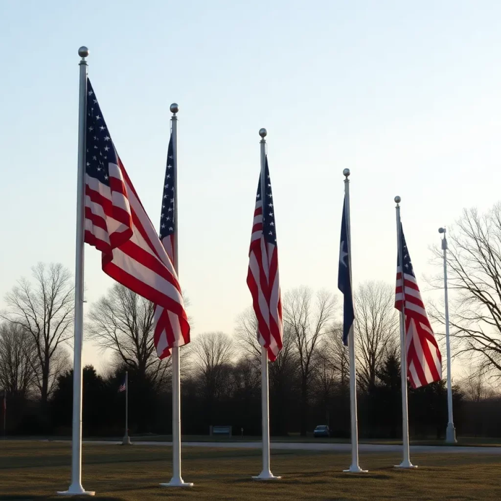 Flags at half-staff in tribute to Pope Francis