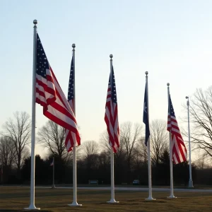 Flags at half-staff in tribute to Pope Francis