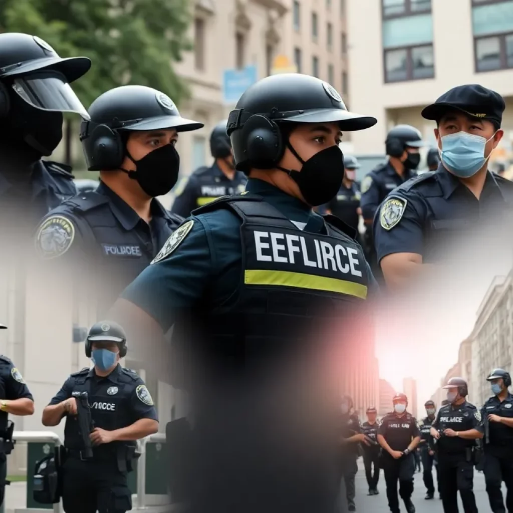 Law enforcement agents collaborating in immigration enforcement in Georgia