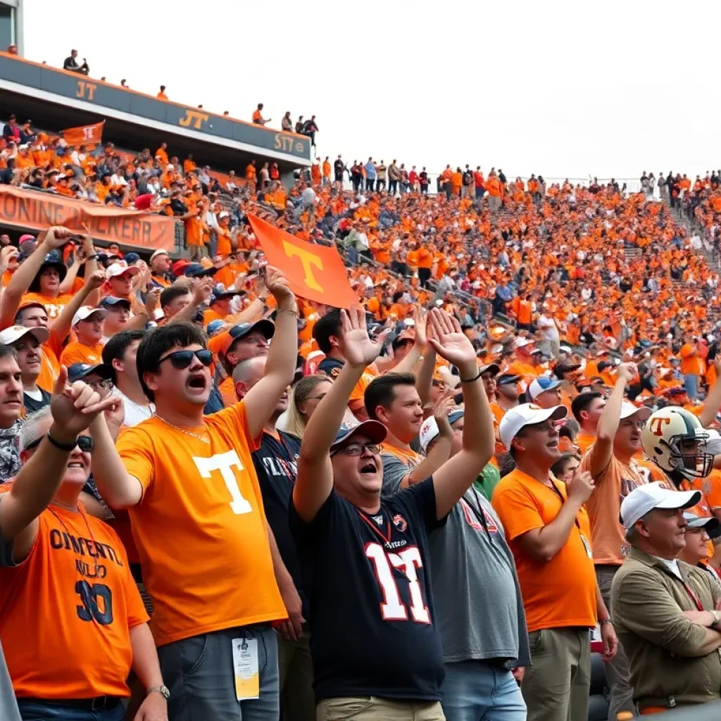 Georgia Tech and Tennessee football fans