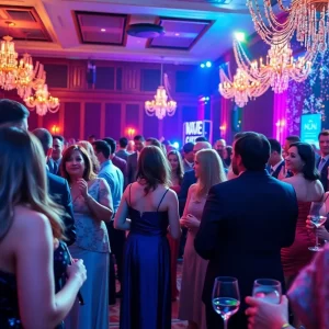 Celebrants enjoying the 2025 Gratitude Gala at Georgia Southern University