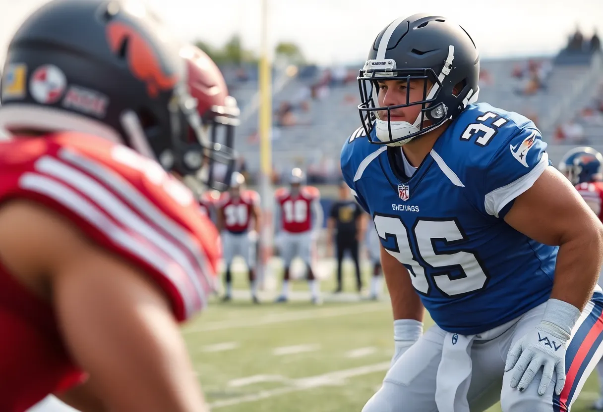 Offensive tackle new draft pick joining Atlanta Falcons