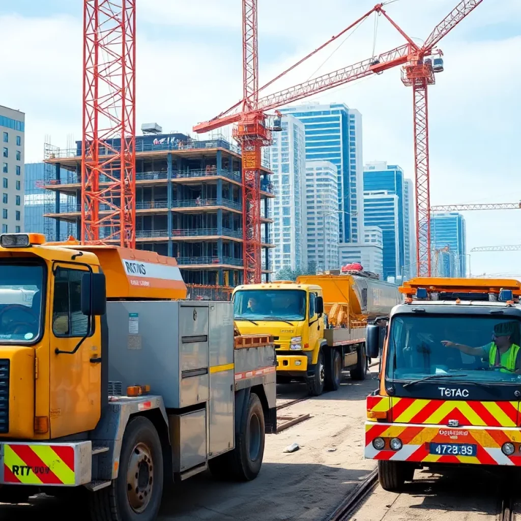 Construction site for MARTA's Rapid A-Line project in Atlanta