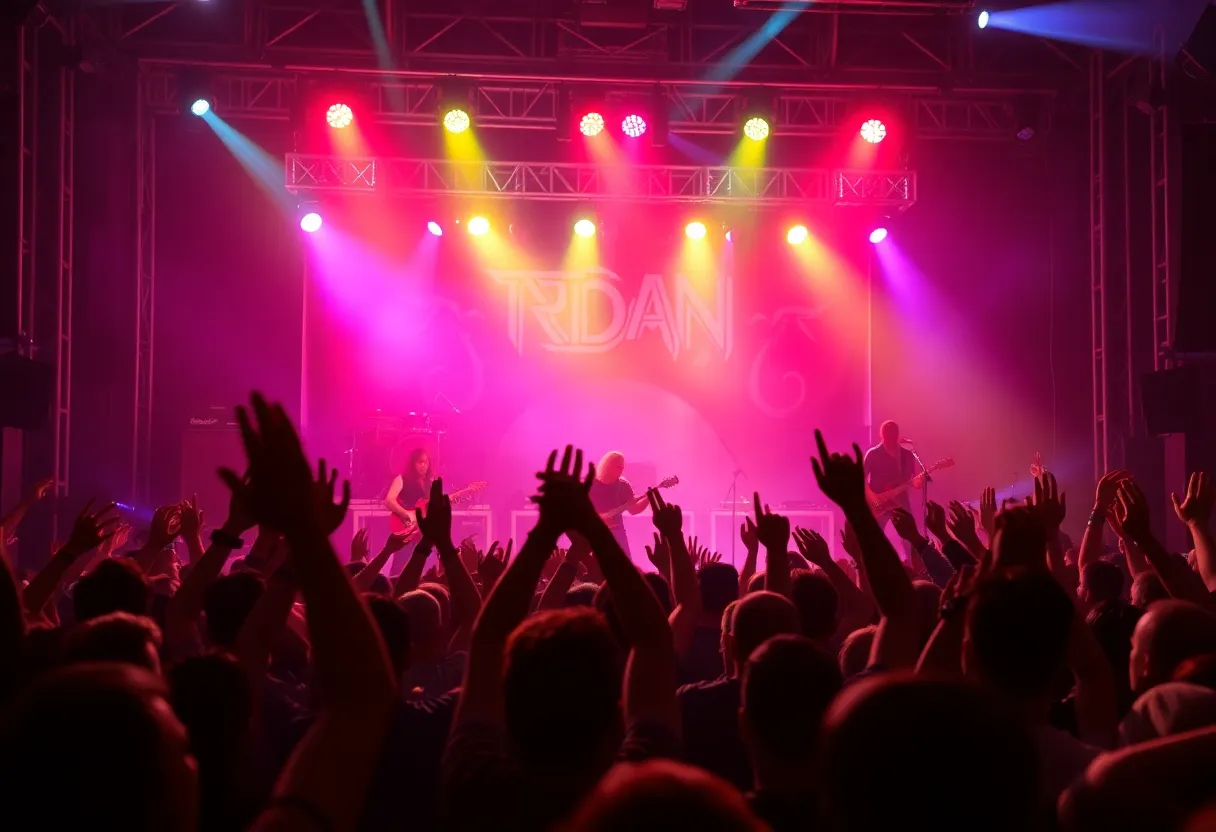 Live performance at The Masquerade featuring metal bands