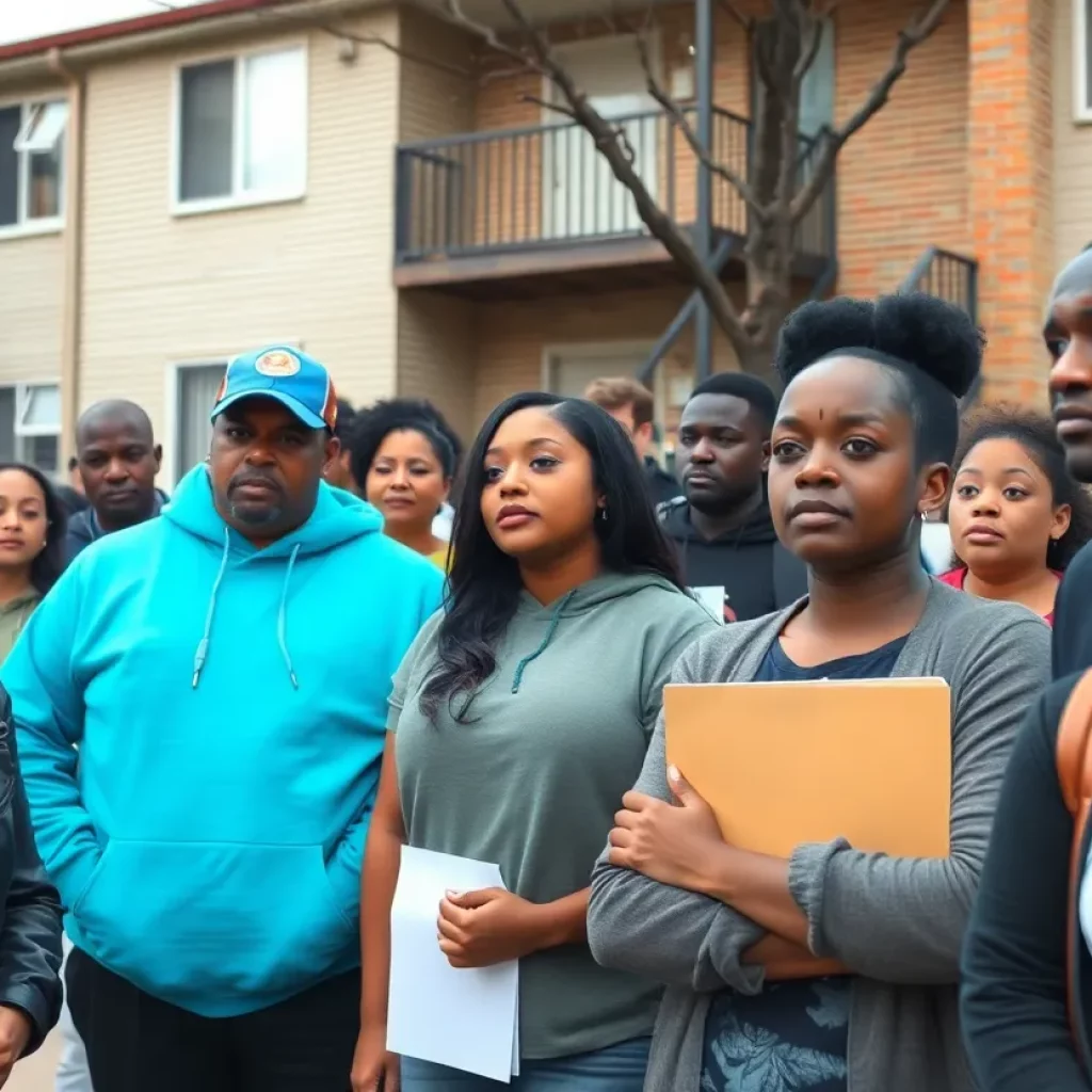 Residents gather and mourn after a toddler shooting in Atlanta