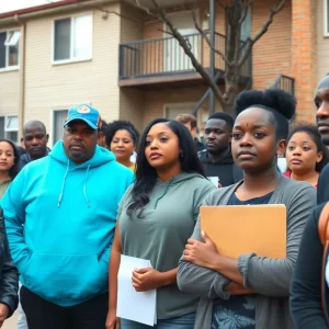Residents gather and mourn after a toddler shooting in Atlanta