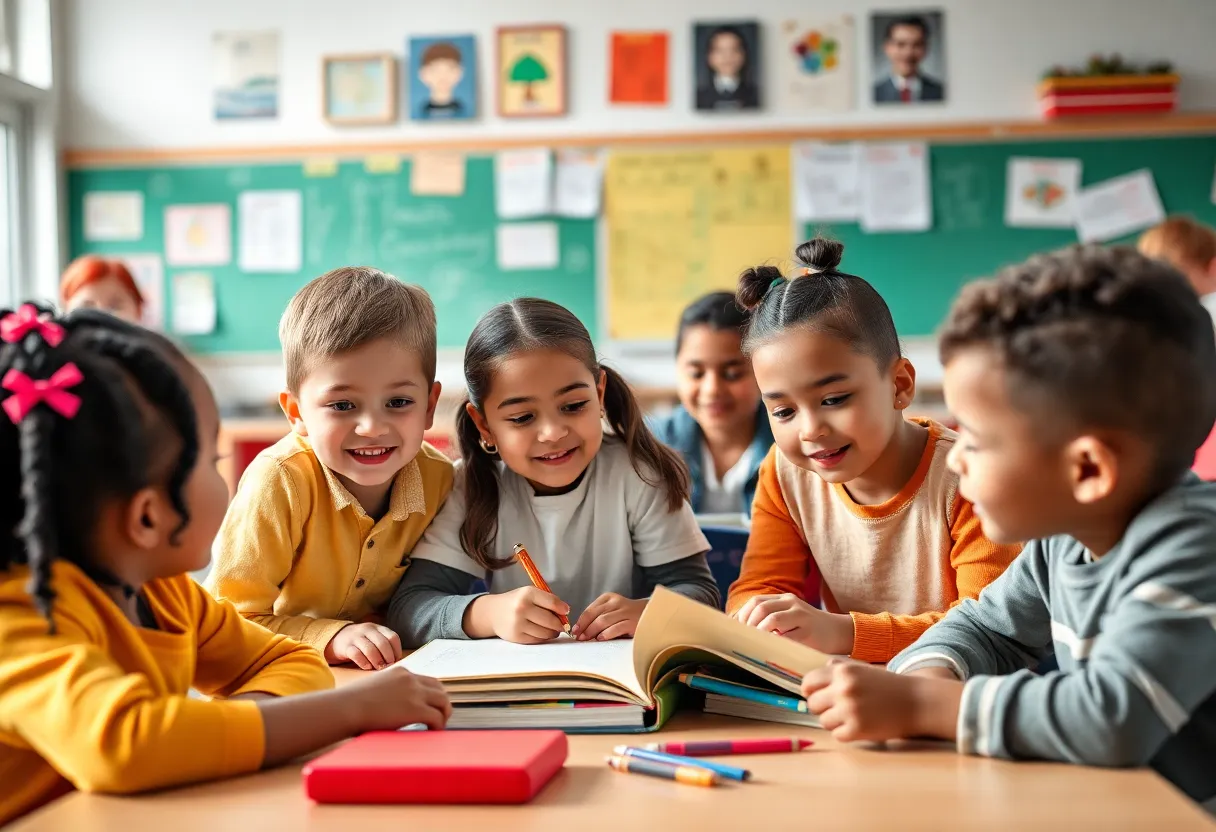 Diverse students engaged in learning at Atlanta Public Schools