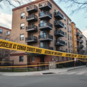 Police presence at crime scene near Georgia Tech