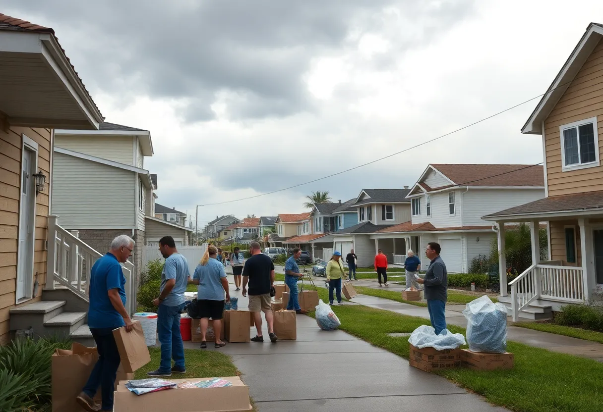 Residents preparing for hurricane season by securing homes and checking supplies