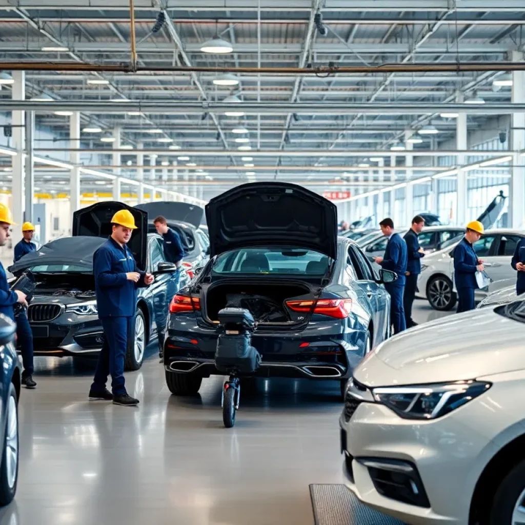 Mercedes-Benz automotive facility expansion in Sandy Springs, Georgia