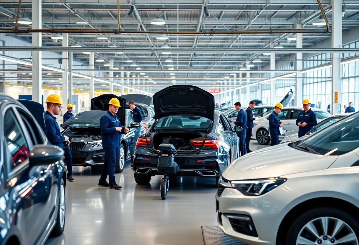 Mercedes-Benz automotive facility expansion in Sandy Springs, Georgia