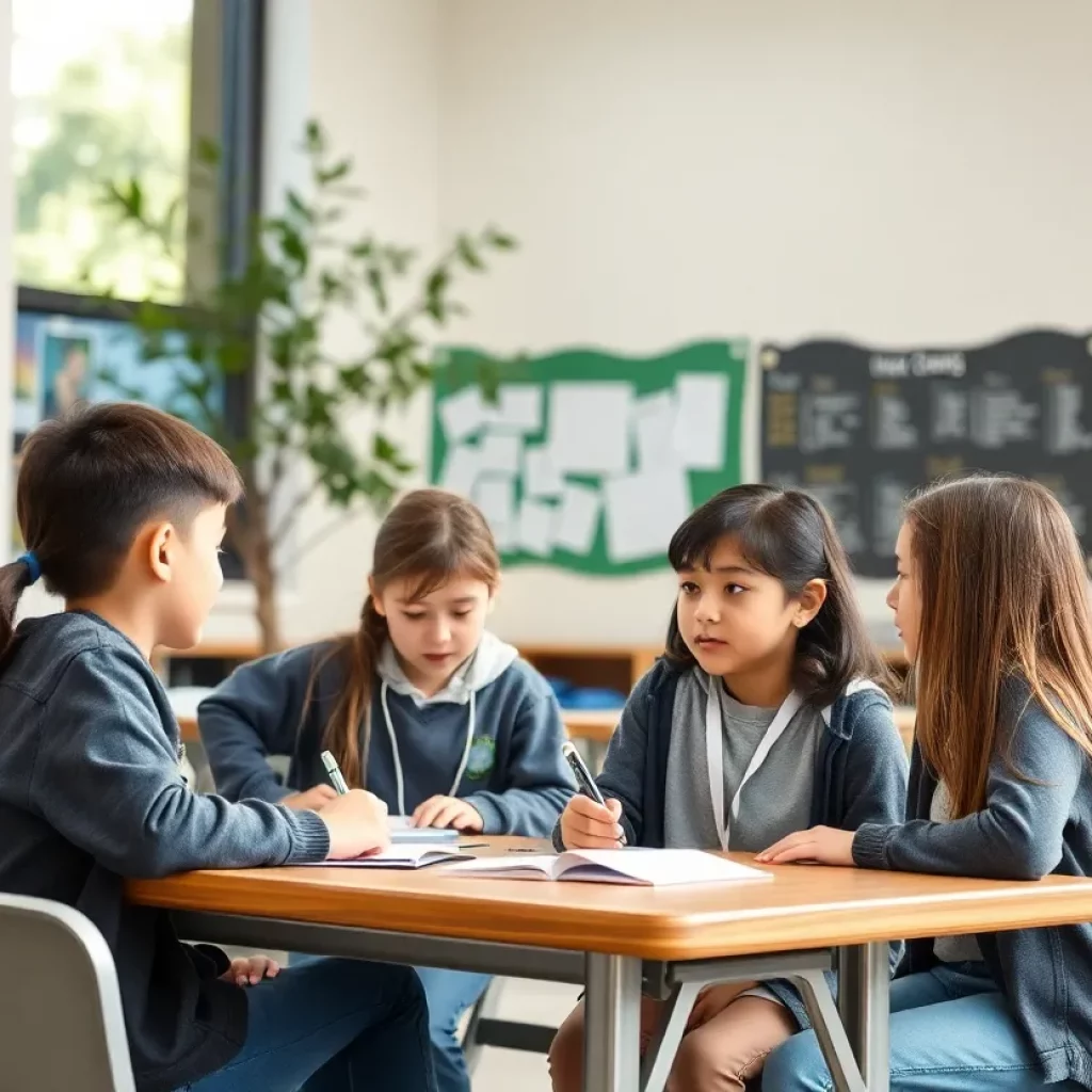 A peaceful image depicting a progressive learning environment at The Paideia School.