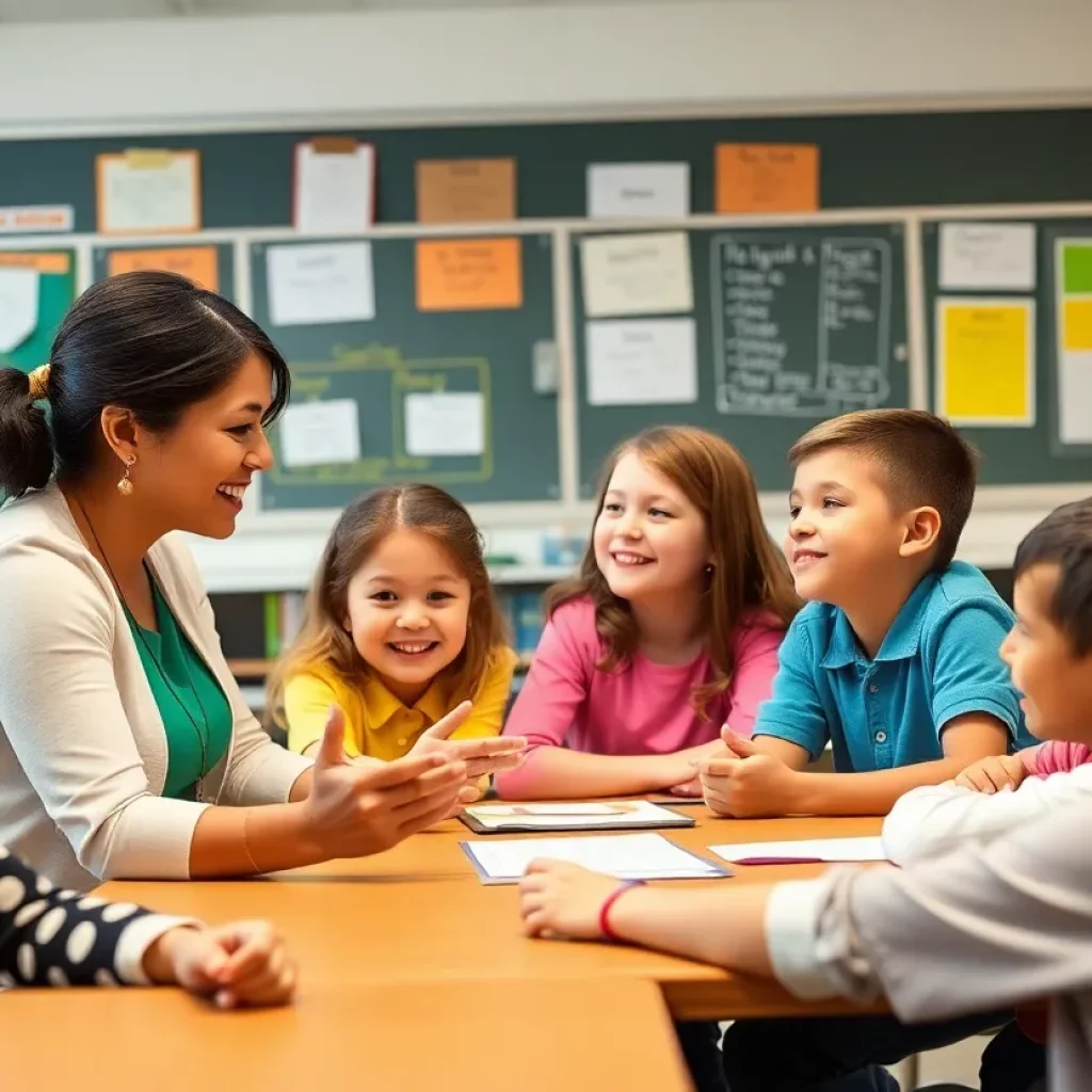 A classroom filled with engaged teachers and students celebrating Teacher Appreciation Week.