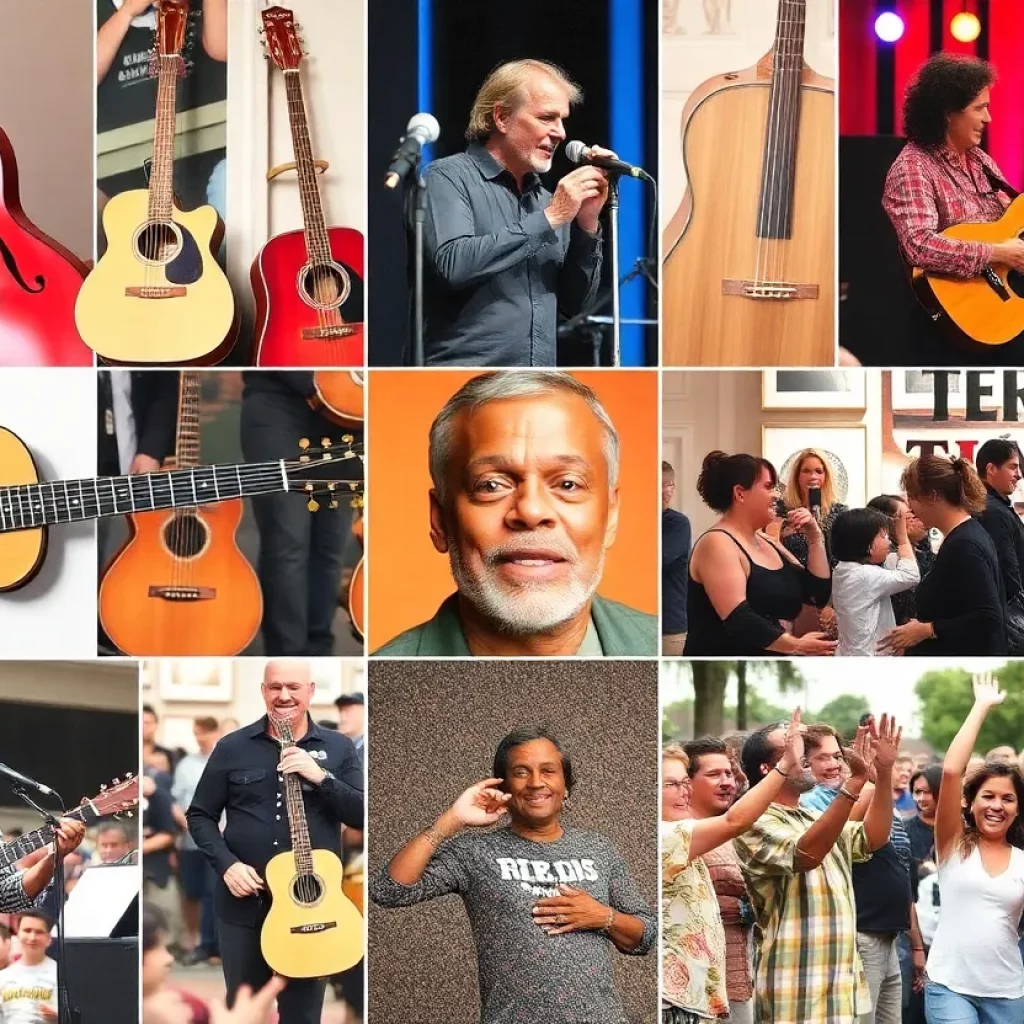 A tribute collage representing the life of a talented musician and community advocate.