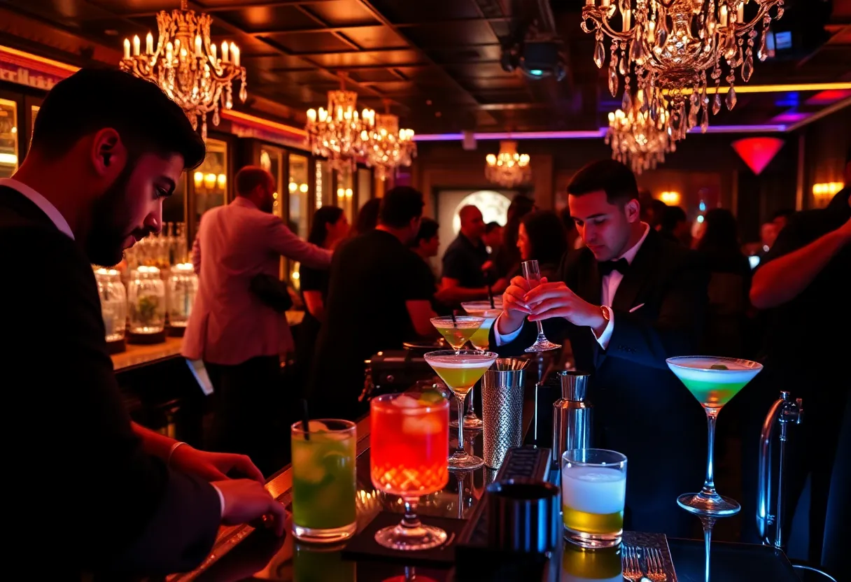 Bartenders showcasing creativity at the U.S. Bartender of the Year Finals in Atlanta