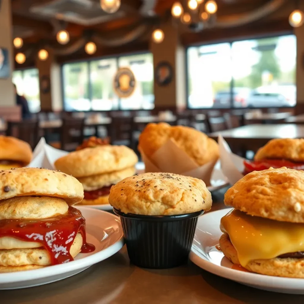 An assortment of biscuits served in Atlanta restaurants