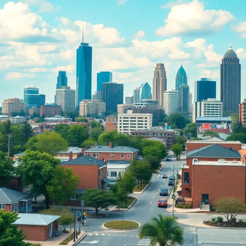 Atlanta cityscape with a focus on community safety