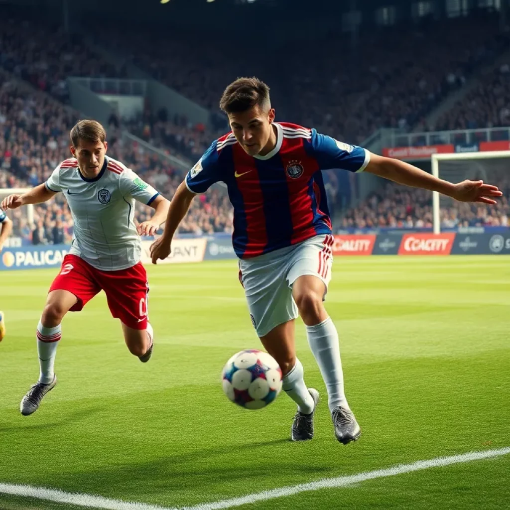 Atlanta United players in action during the match against NYCFC