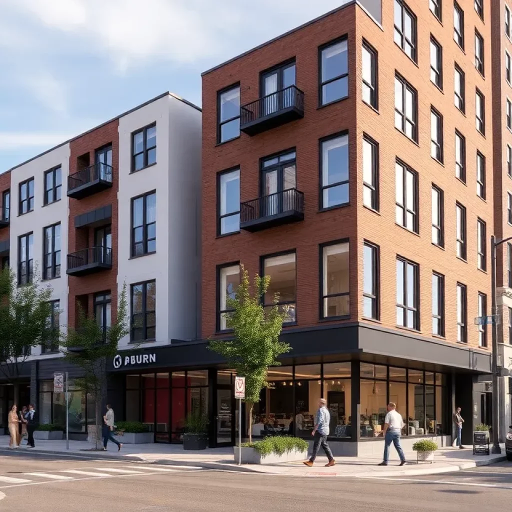 A new mixed-use development on Auburn Avenue, Atlanta