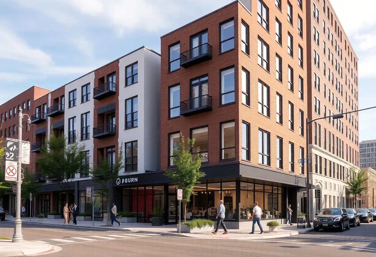 A new mixed-use development on Auburn Avenue, Atlanta