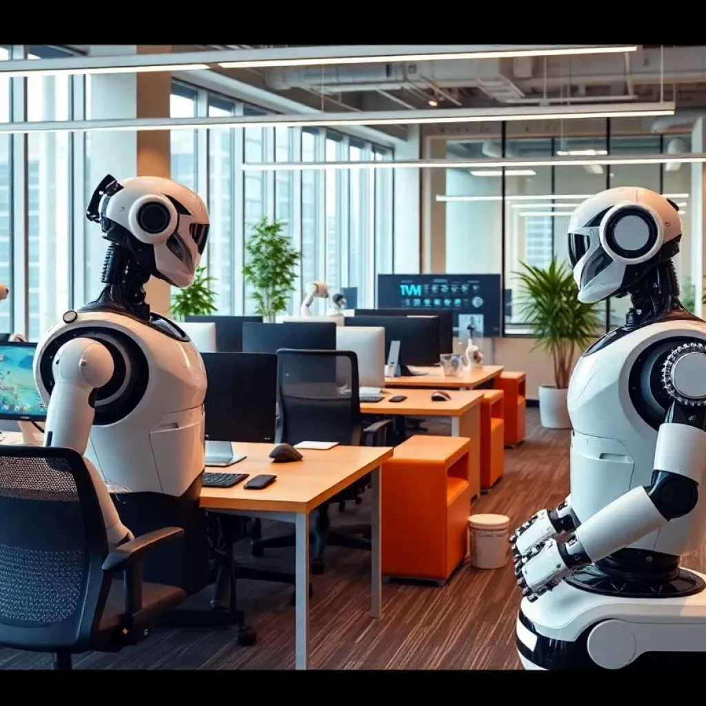Eureka Robotics new office in Atlanta, featuring robotics technologies