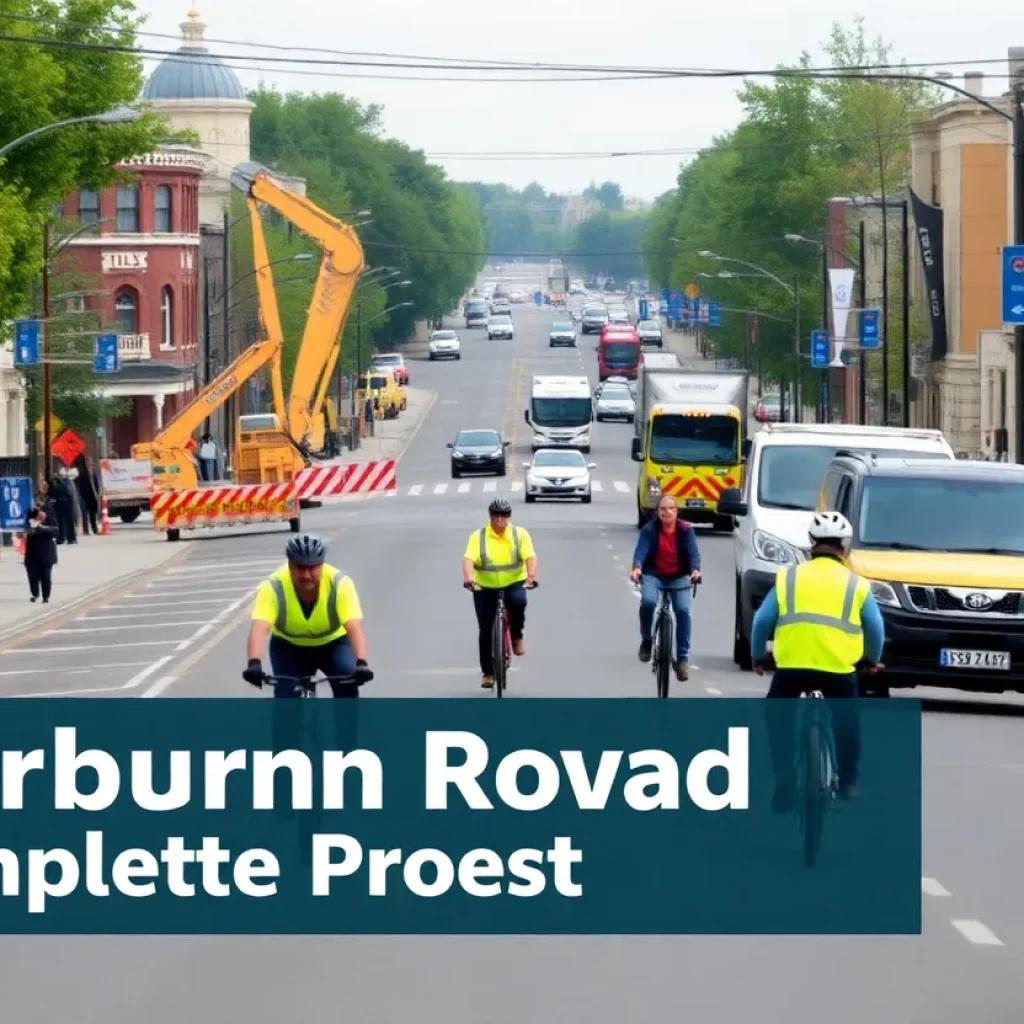 Groundbreaking ceremony for Fairburn Road Complete Street Project in Atlanta.