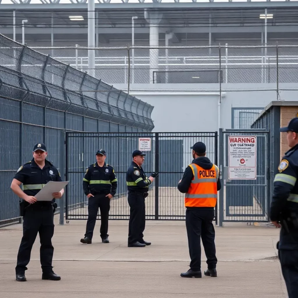 Security measures at Fulton County Jail
