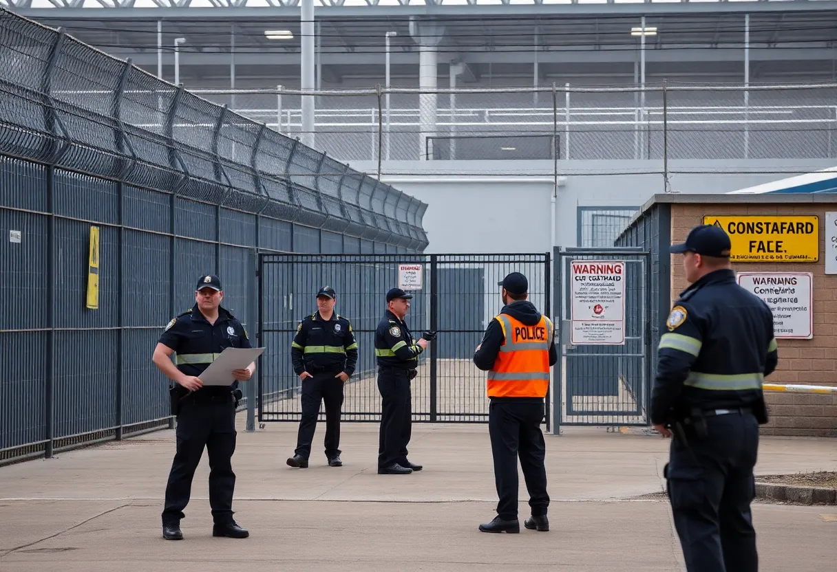 Security measures at Fulton County Jail