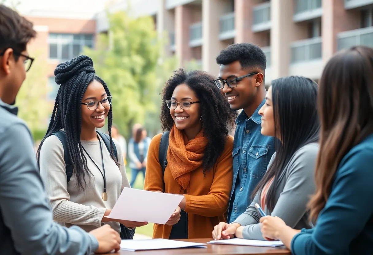 Students participating in career readiness workshops at Georgia State University