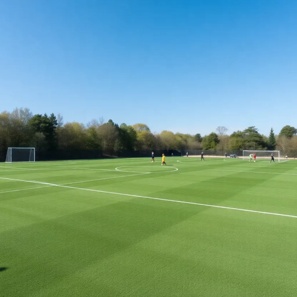 Rendering of the National Soccer Training Facility in Fayetteville
