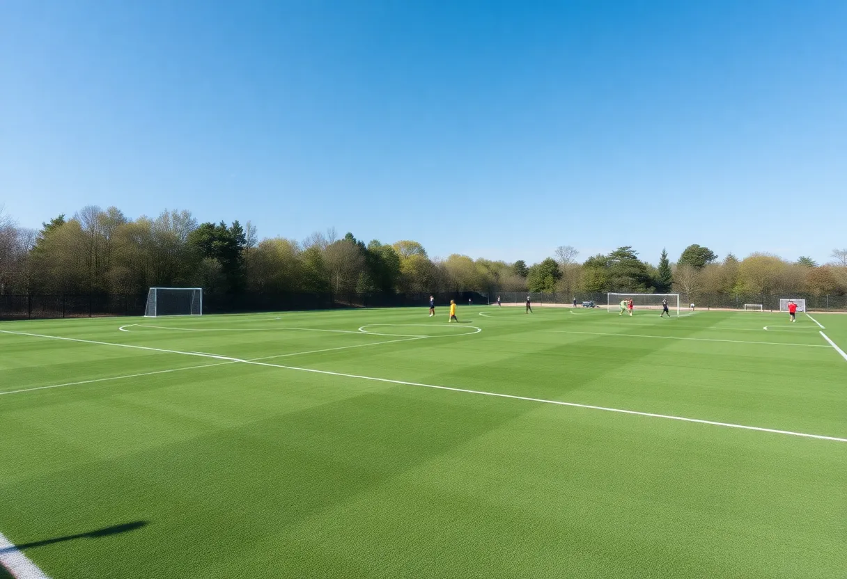 Rendering of the National Soccer Training Facility in Fayetteville